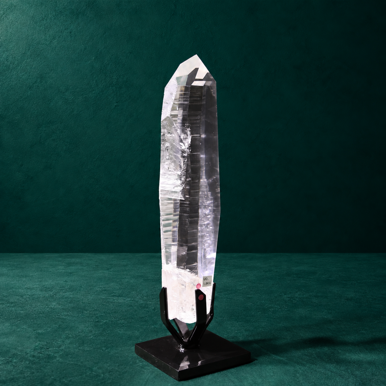 Light Phantom Clear Lemurian Quartz Point