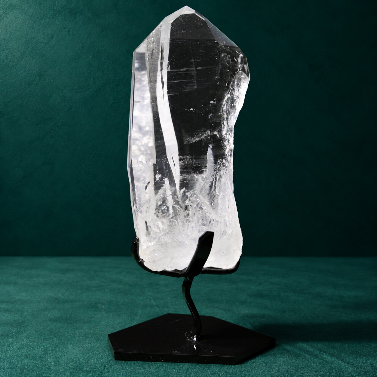 Clear Lemurian Quartz with Mixed Natural Facets