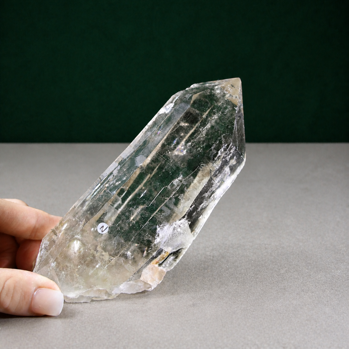 Unpolished Lemurian Seed with Exceptional Natural Luster