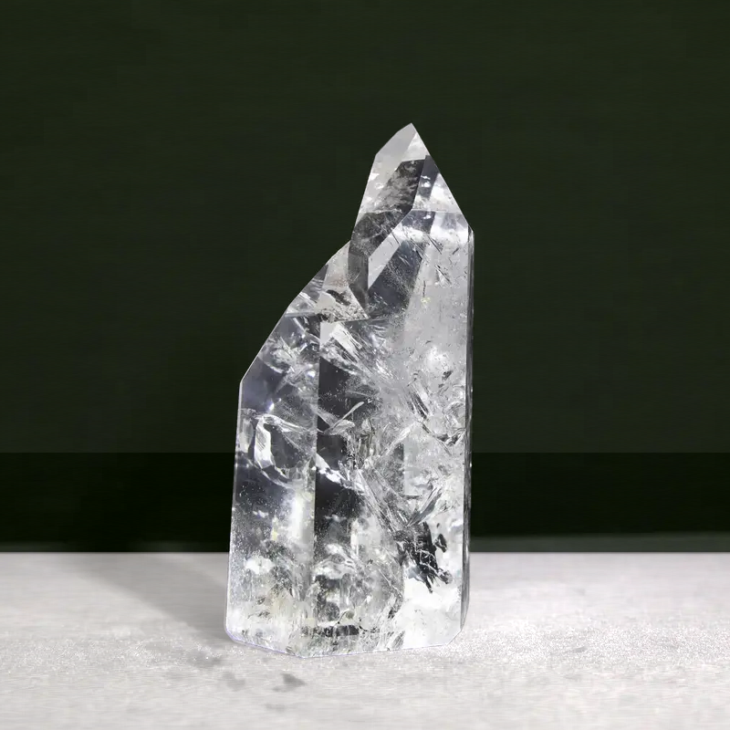 Polished Brazilian Quartz Tower #1