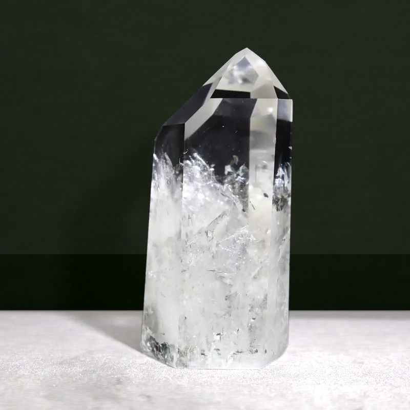 Polished Brazilian Quartz Tower #12