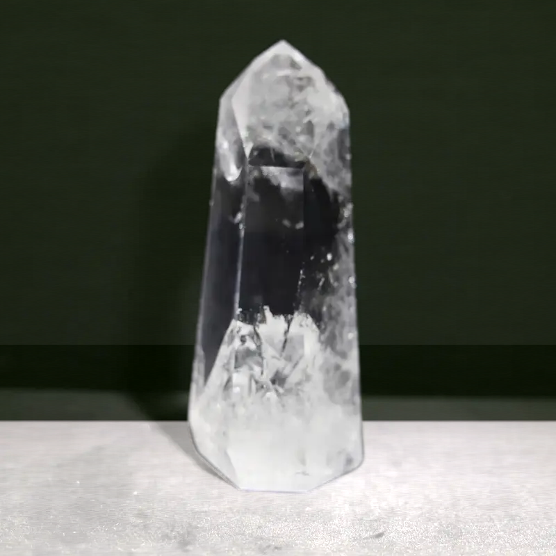 Polished Brazilian Quartz Tower #4
