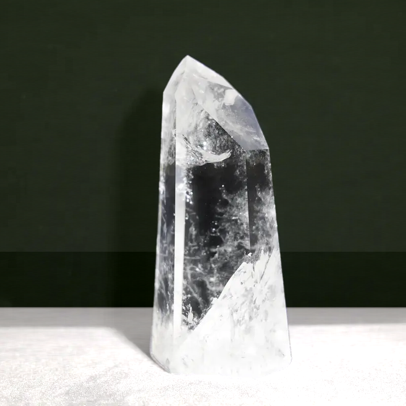 Polished Brazilian Quartz Tower #6