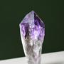 Sculptural natural amethyst wand, front view