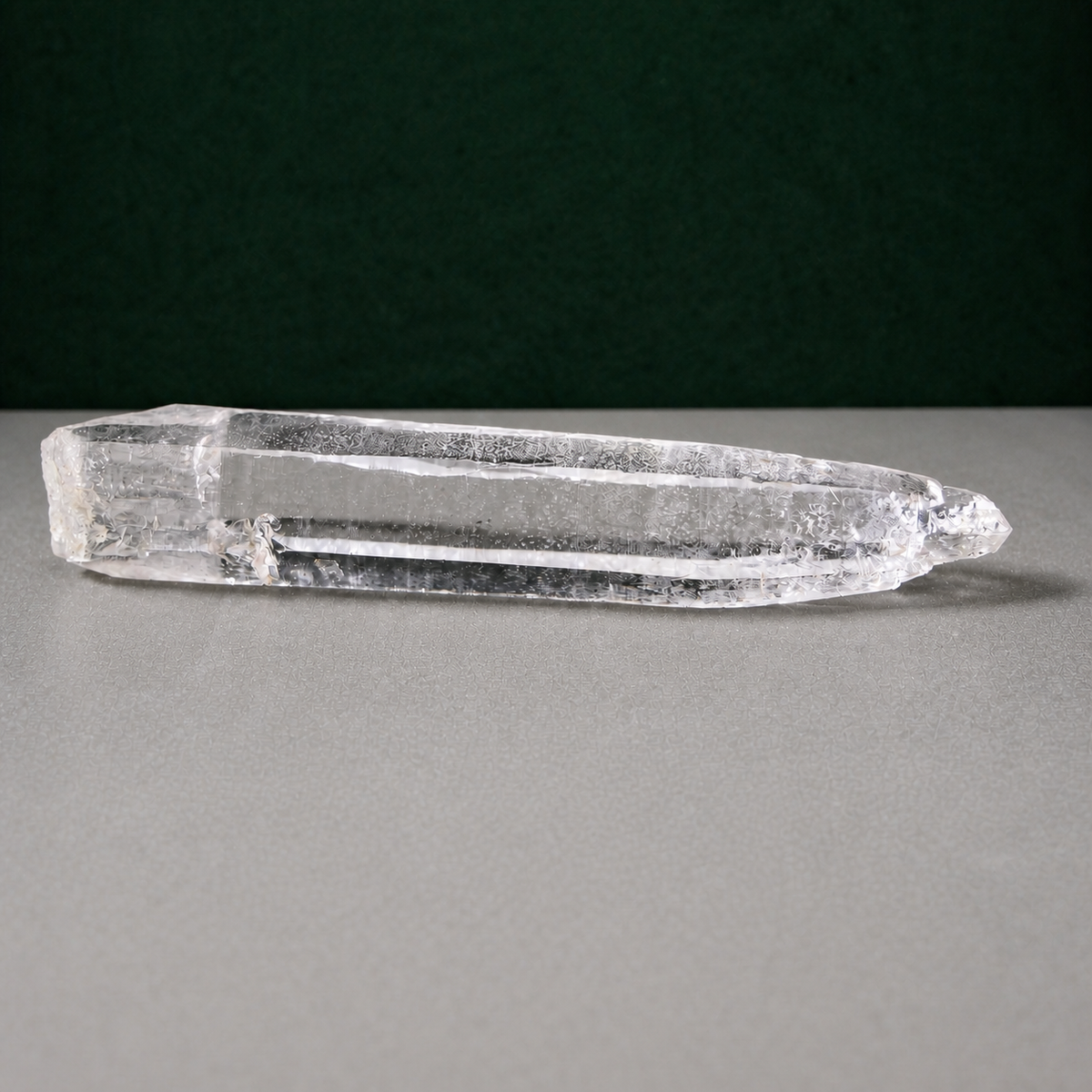 Lemurian Laser Seed Quartz with Self-Healed Termination