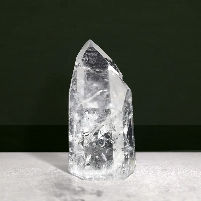 Polished Brazilian Quartz Tower #1