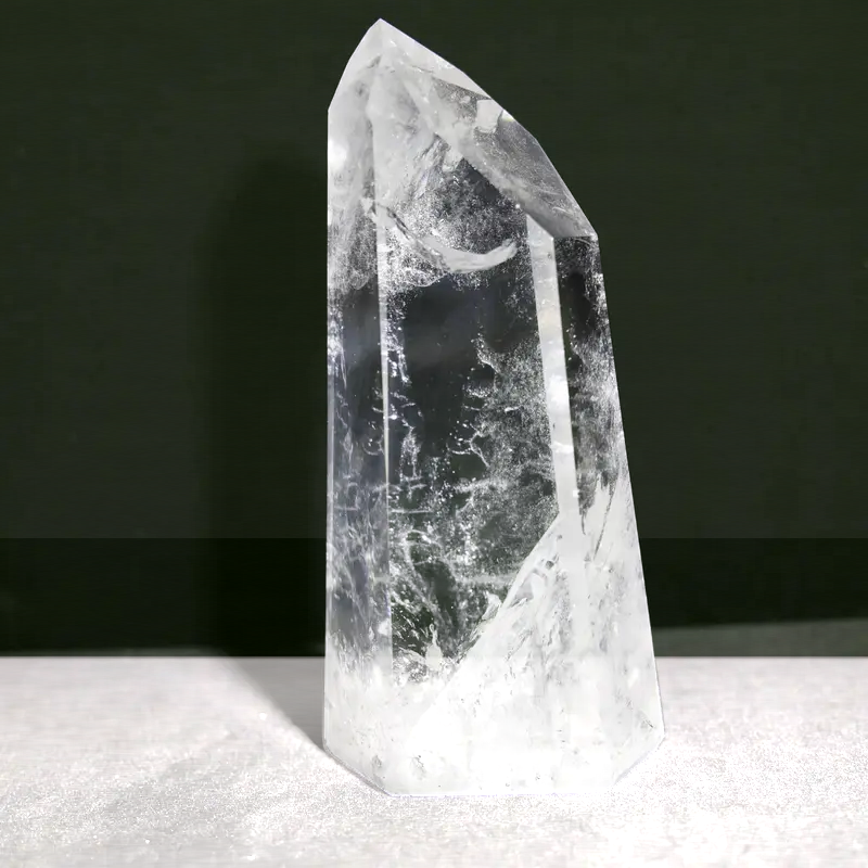 Polished Brazilian Quartz Tower #4