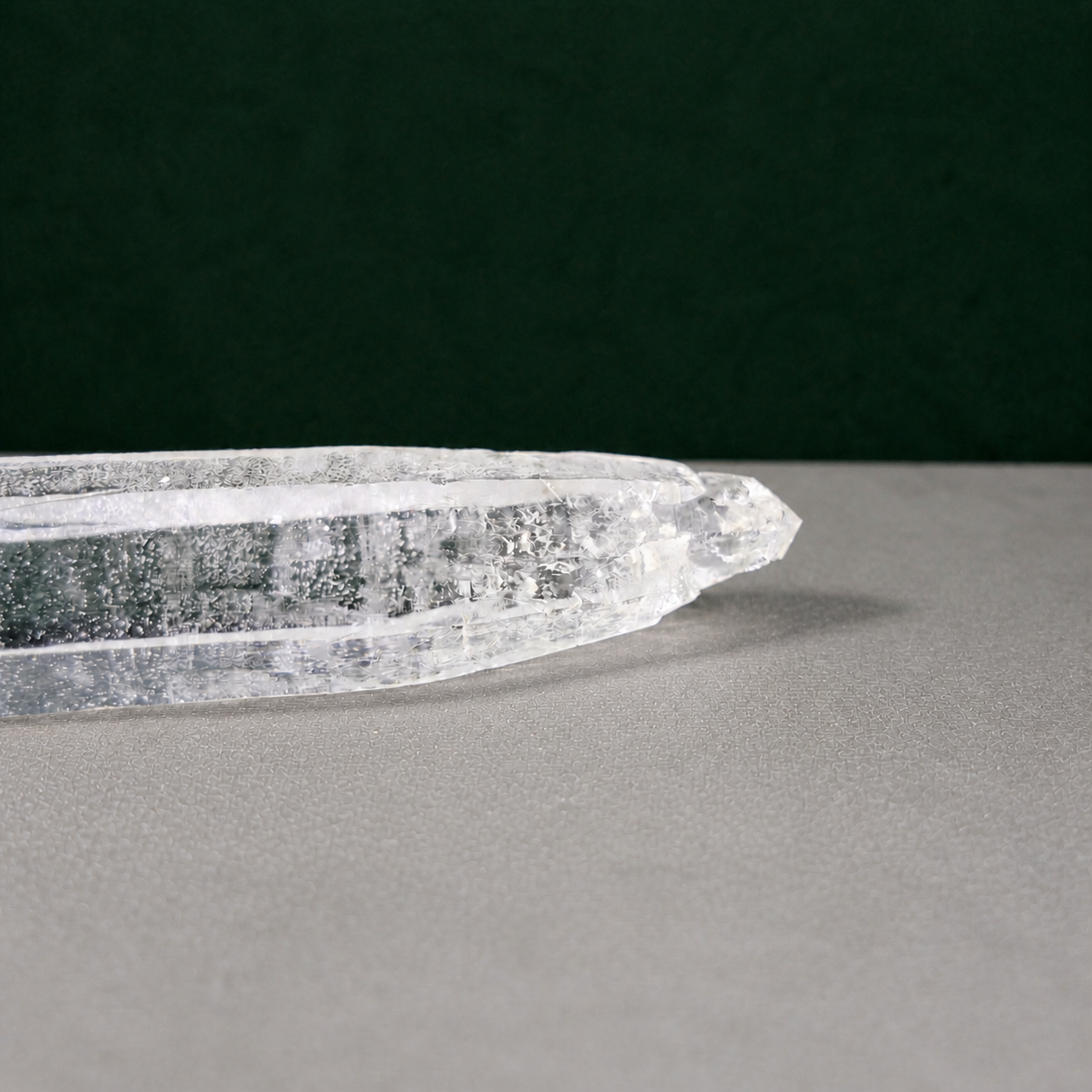 Lemurian Laser Seed Quartz with Self-Healed Termination