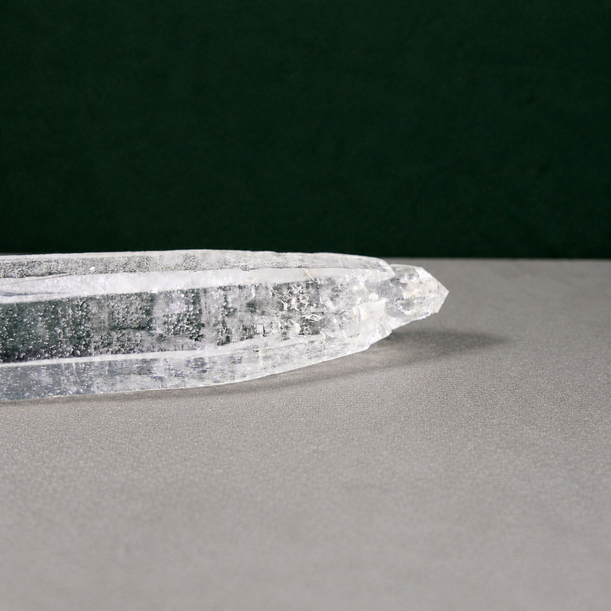 Lemurian Laser Seed Quartz with Self-Healed Termination