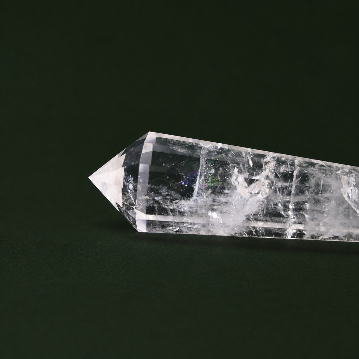 6.5-Inch 12-Sided Vogel-Cut Quartz Crystal, 430 g