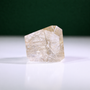 Polished rutilated quartz freeform, 223 g, alternate view 3 showing natural rutile inclusions.