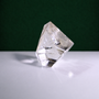 Polished rutilated quartz freeform, 72 g, alternate view 3 showing natural rutile inclusions.