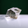 Polished rutilated quartz freeform, 271 g, alternate view 4 showing natural rutile inclusions.