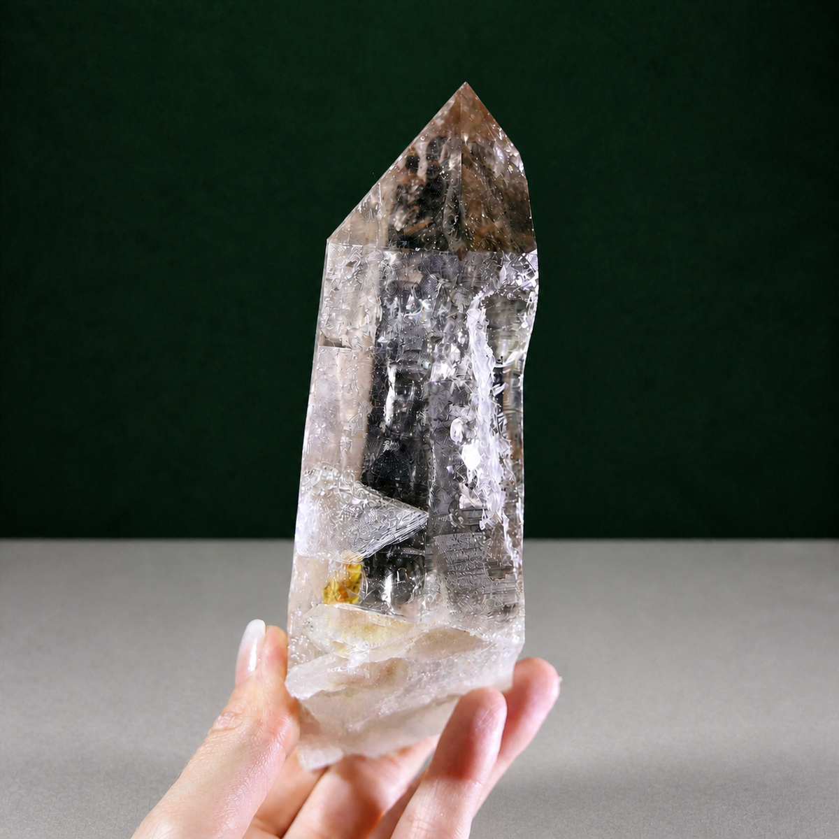 Unpolished Lemurian Seed with Exceptional Natural Luster
