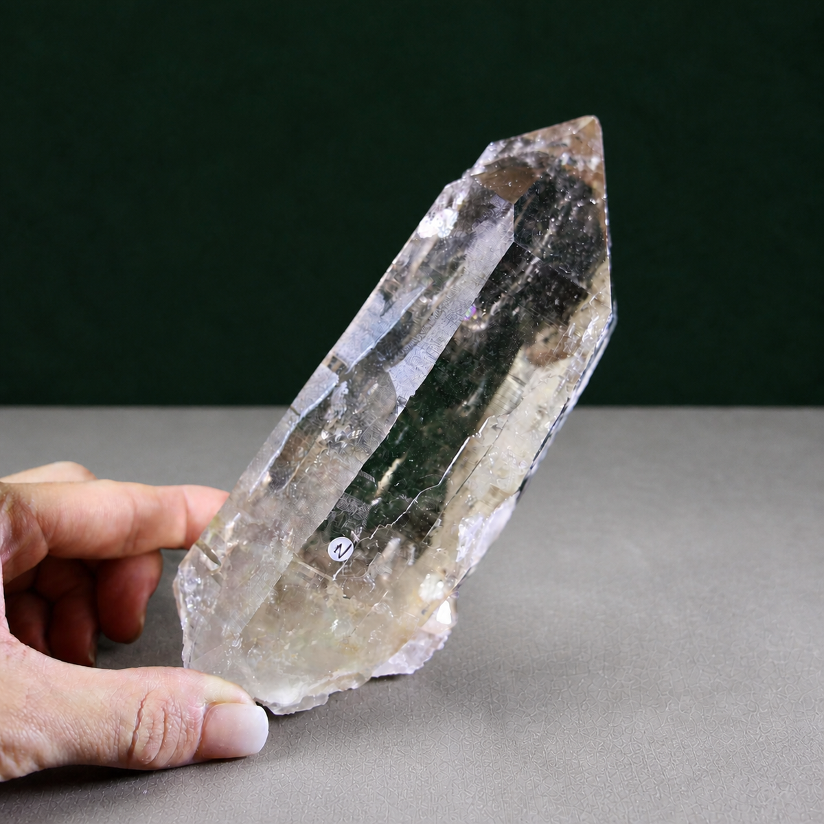 Unpolished Lemurian Seed with Exceptional Natural Luster