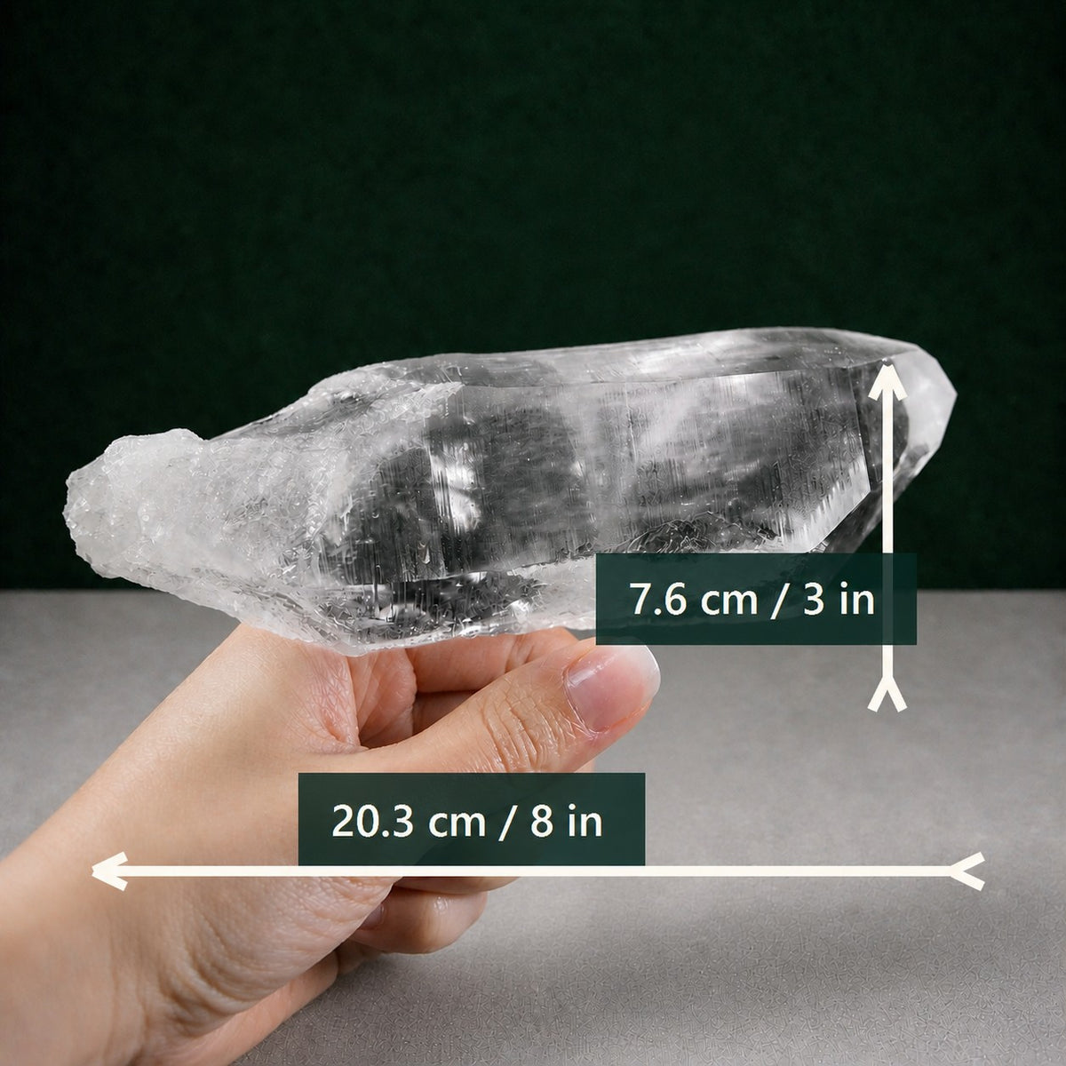 Natural Lemurian Seed Quartz with Self-Healed Matrix Record