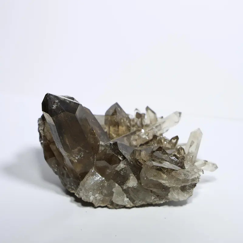 Diamantina Smoky Quartz Cluster #2 — Brazilian quartz crystal