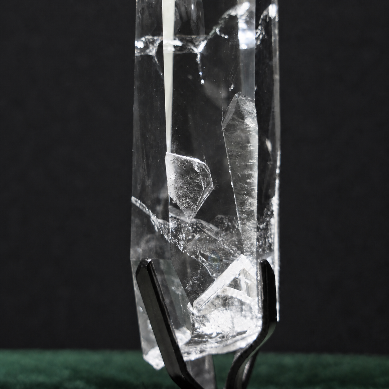 Rainbow Clear Lemurian Quartz Point