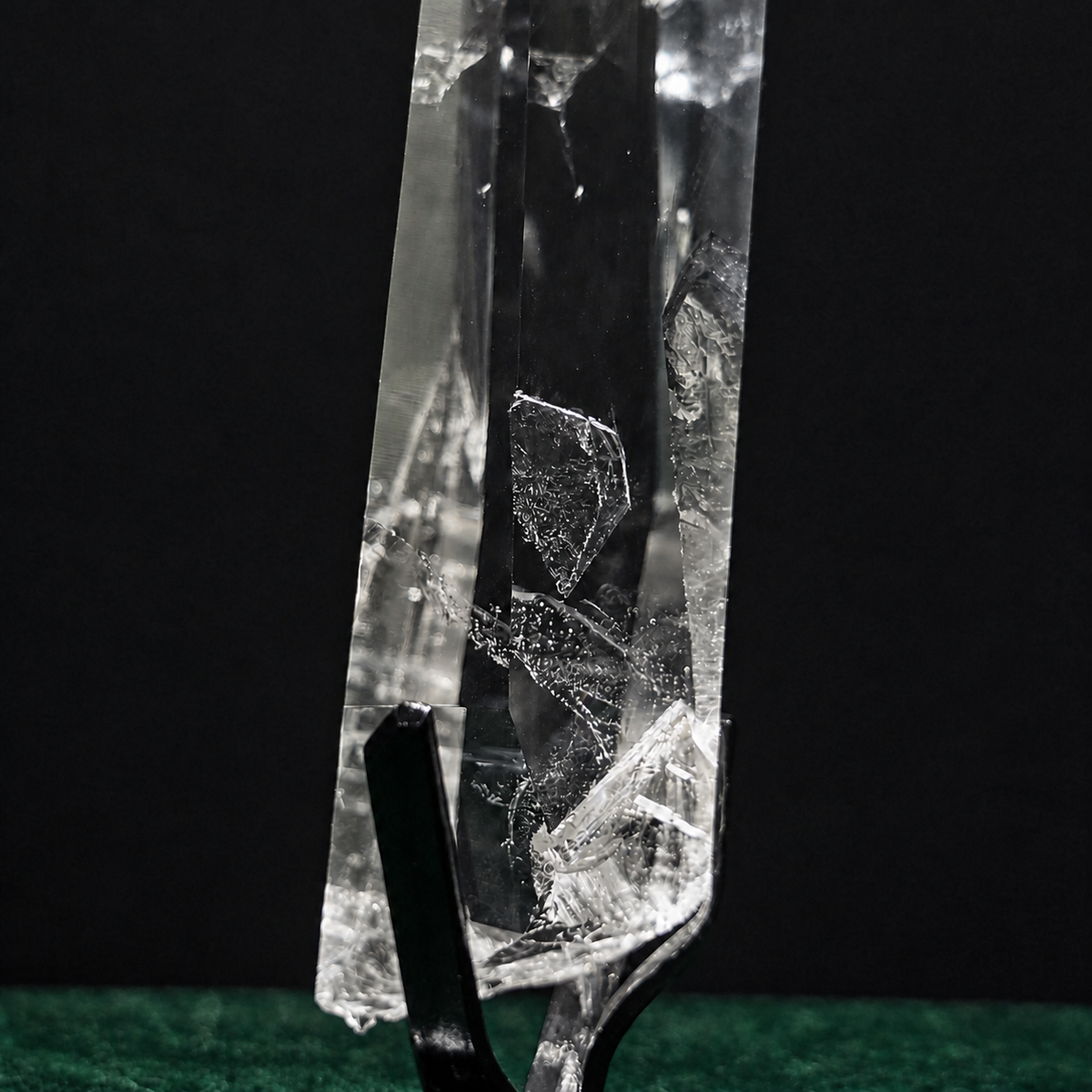 Rainbow Clear Lemurian Quartz Point