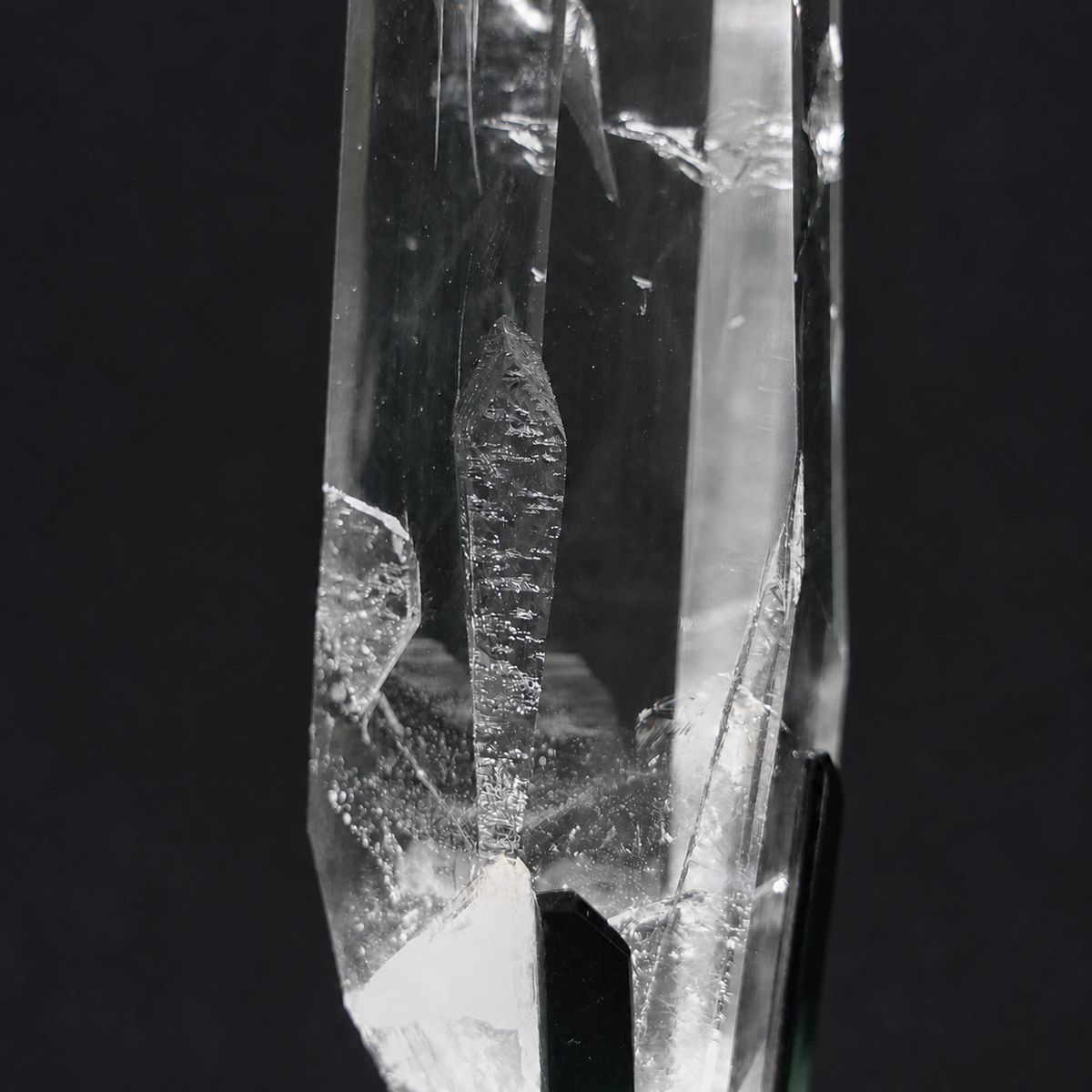 Rainbow Clear Lemurian Quartz Point