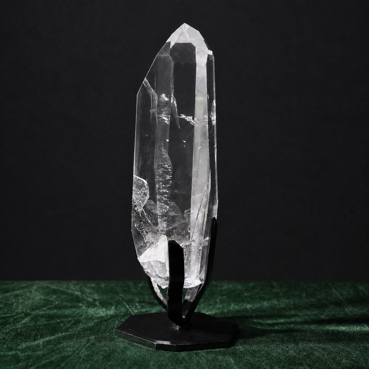 Rainbow Clear Lemurian Quartz Point