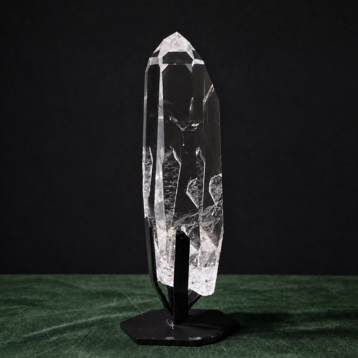 Rainbow Clear Lemurian Quartz Point