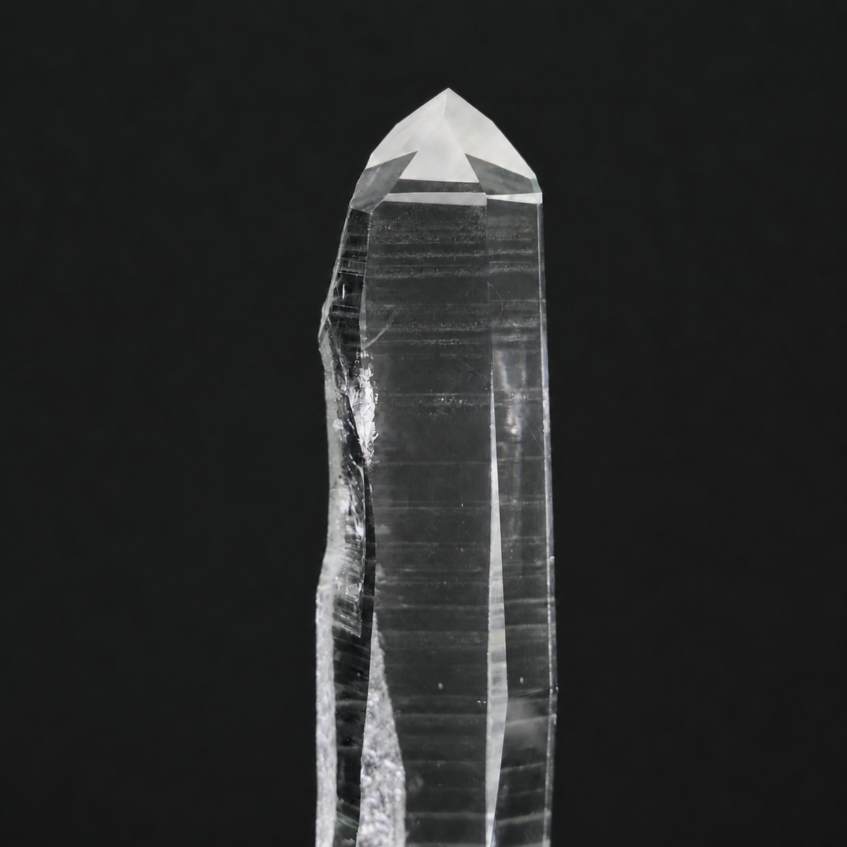 Light Phantom Clear Lemurian Quartz Point