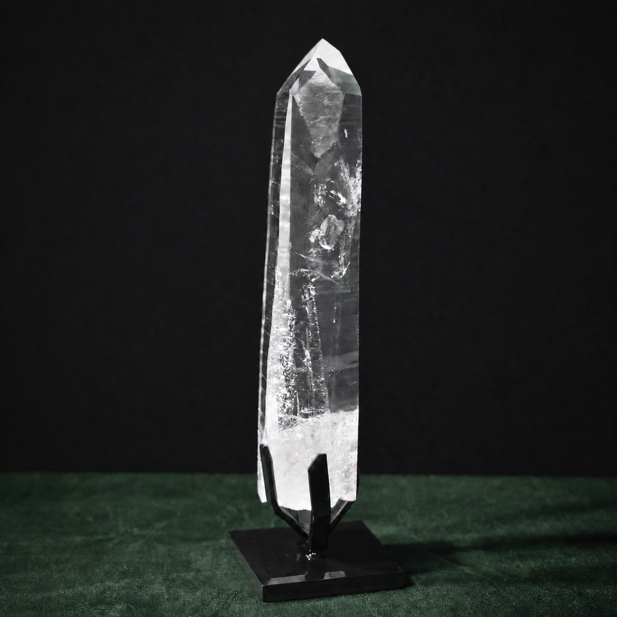 Light Phantom Clear Lemurian Quartz Point