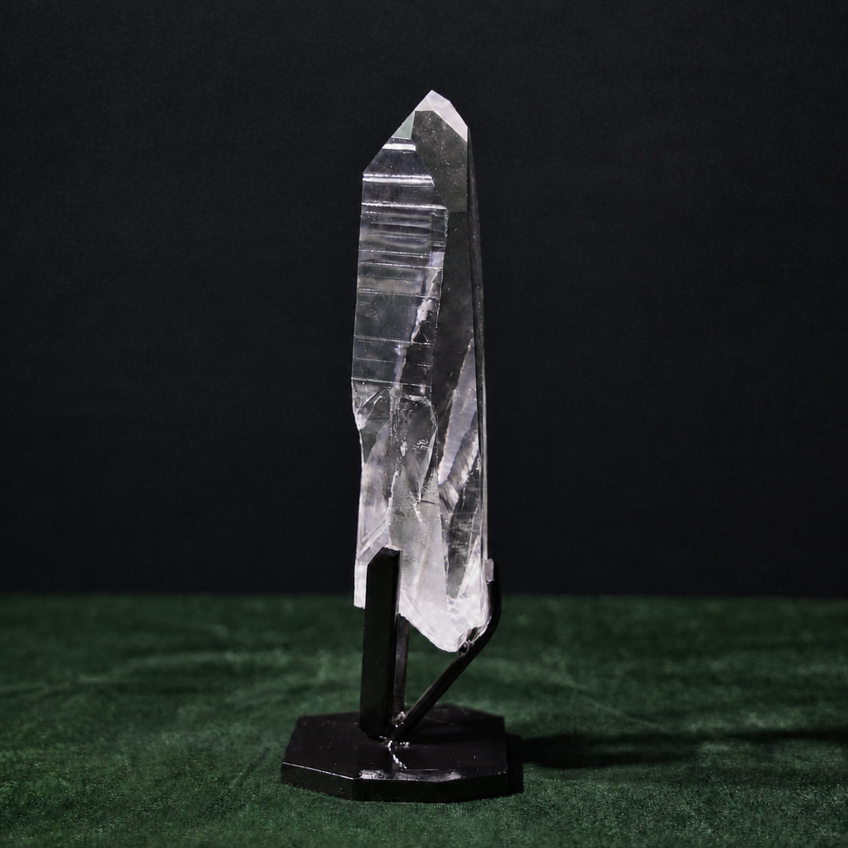 Clear Lemurian Quartz with Self-Healed Striations