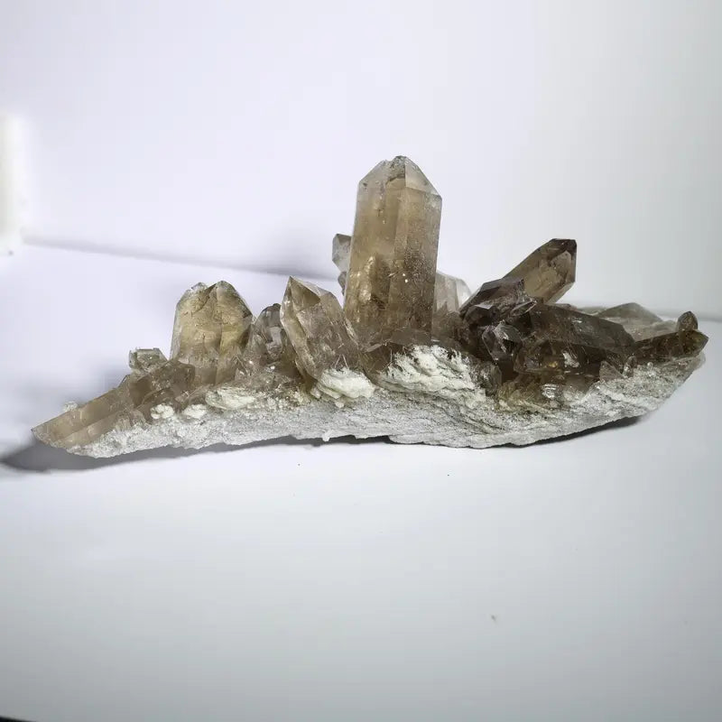 Diamantina Smoky Quartz Cluster #5 — Brazilian quartz crystal