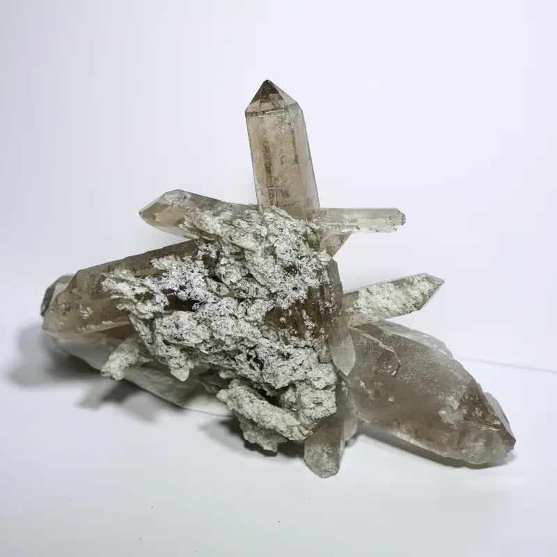 Diamantina Smoky Quartz Cluster #3 — Brazilian quartz crystal