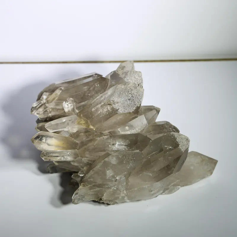Diamantina Smoky Quartz Cluster #4 — Brazilian quartz crystal