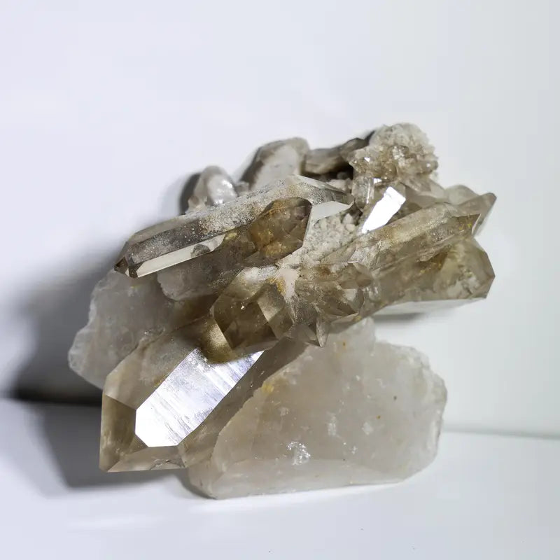 Diamantina Smoky Quartz Cluster #7 — Brazilian quartz crystal