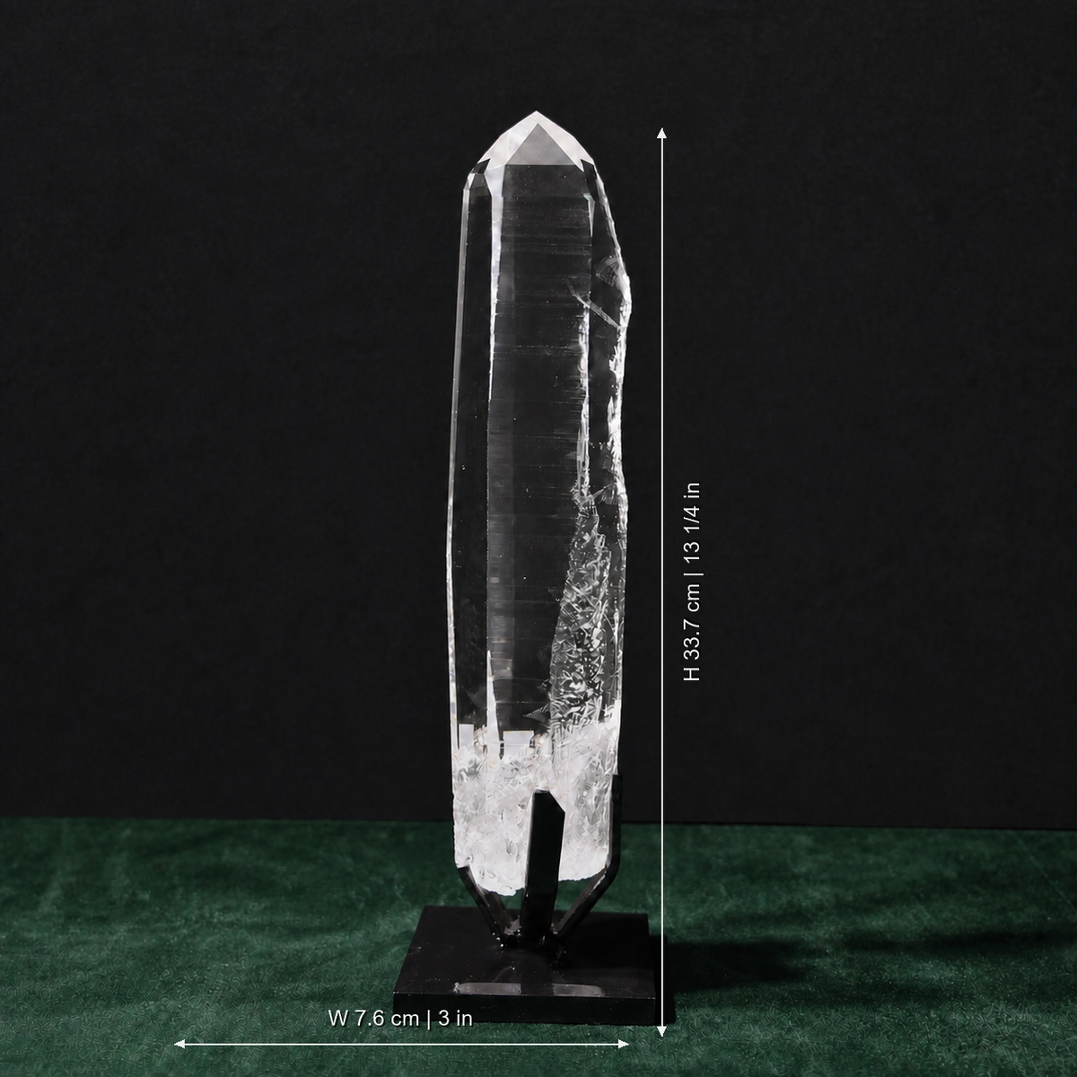 Light Phantom Clear Lemurian Quartz Point