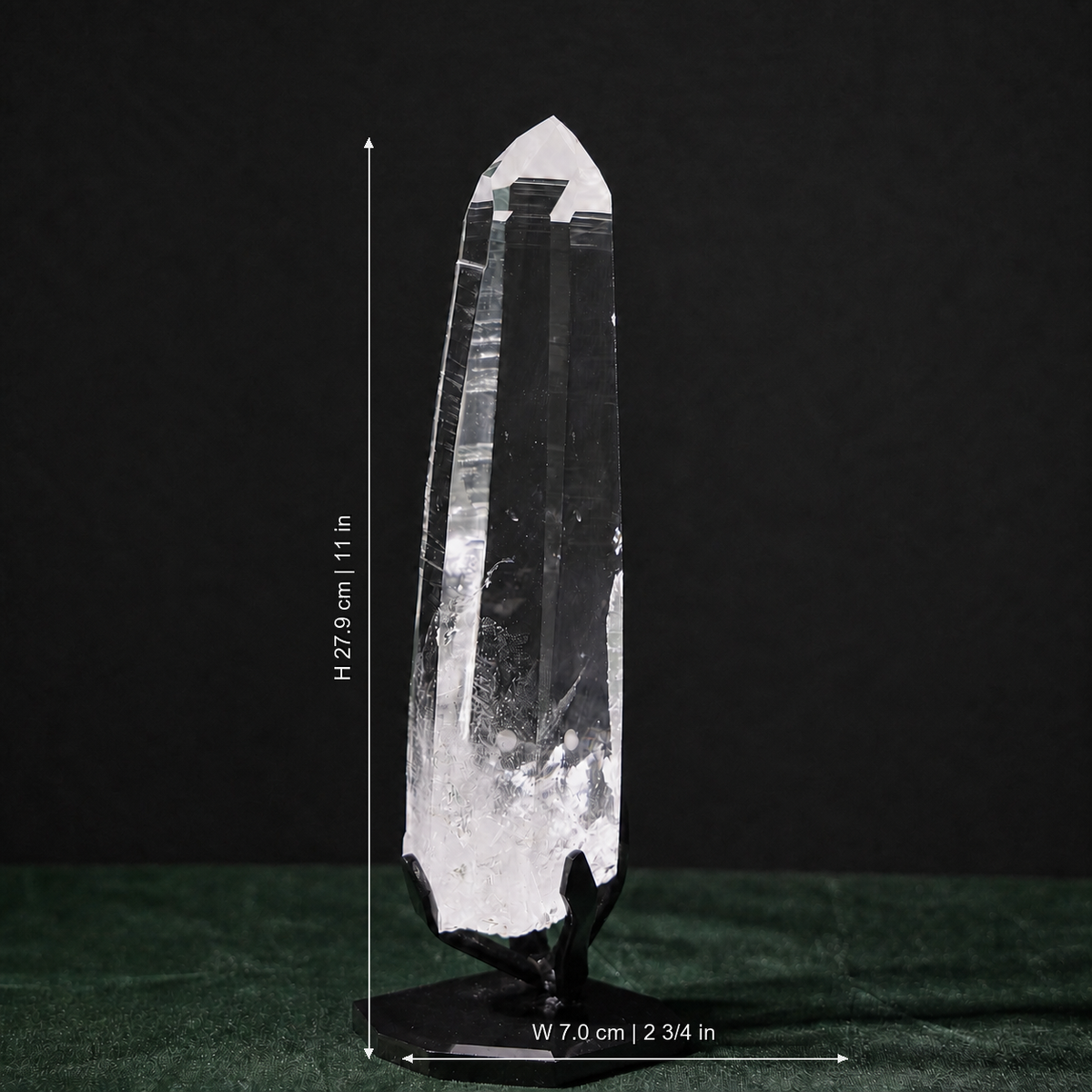 High-Clarity Partially Polished Lemurian Quartz