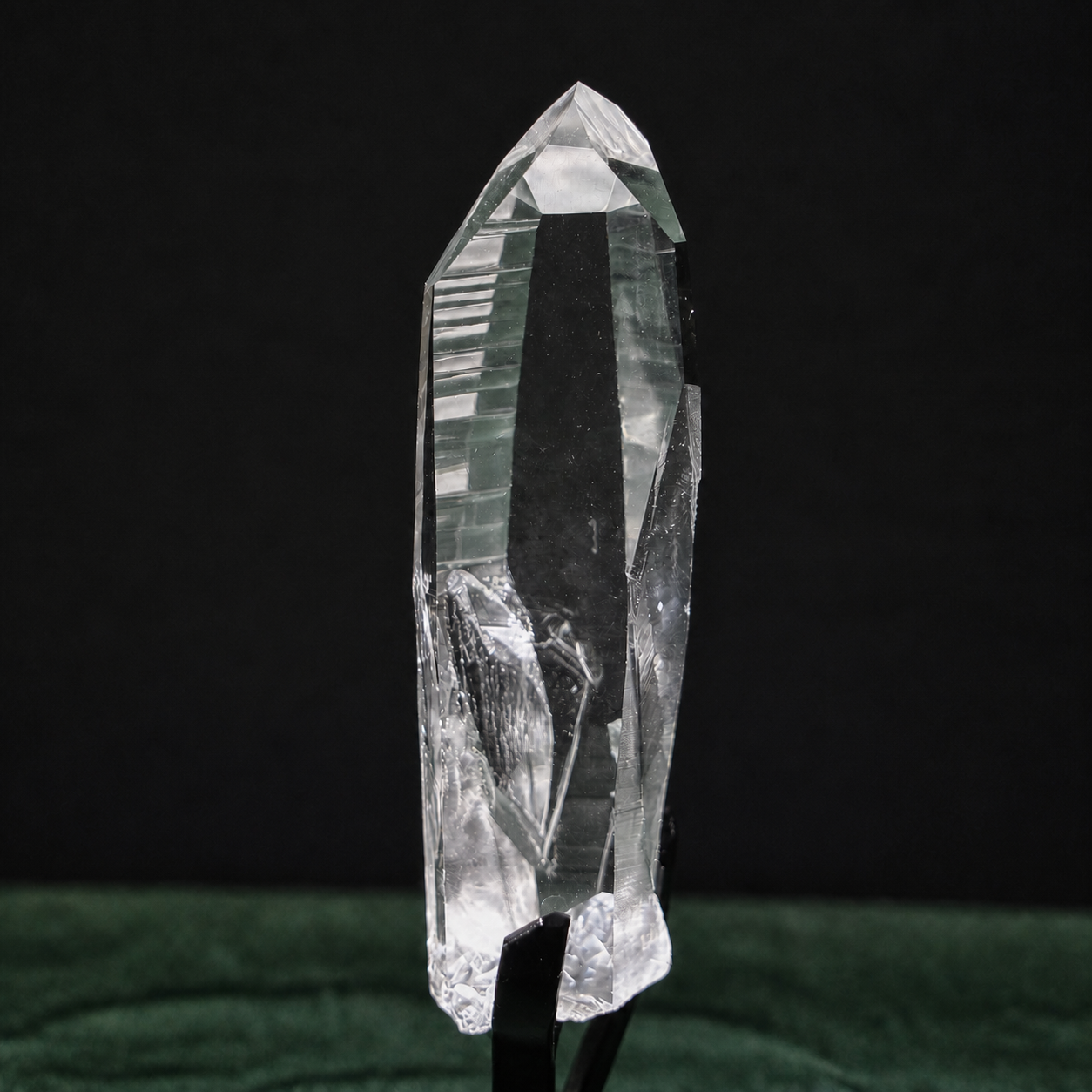 Clear Lemurian Quartz with Self-Healed Striations