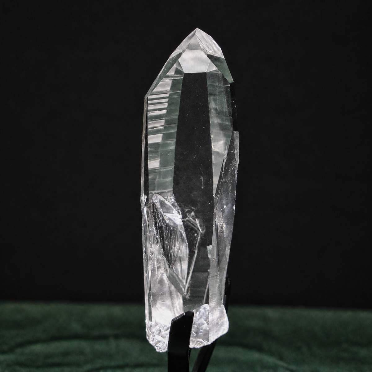 Clear Lemurian Quartz with Self-Healed Striations