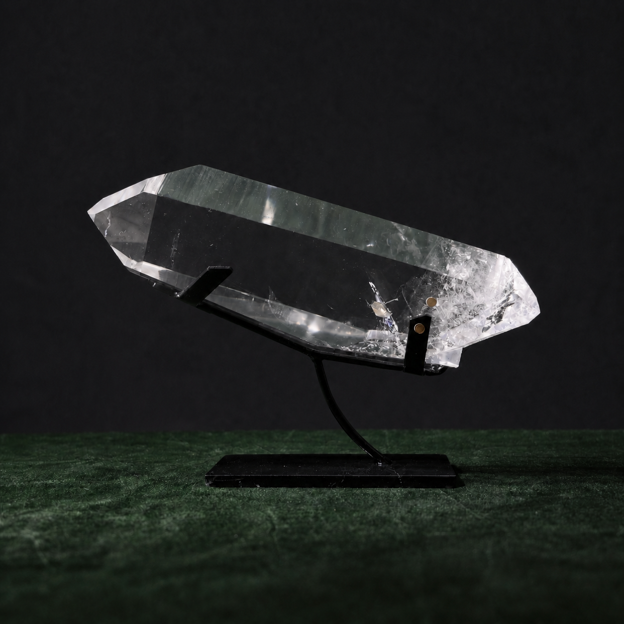 Naturally Double-Terminated Clear Lemurian Quartz