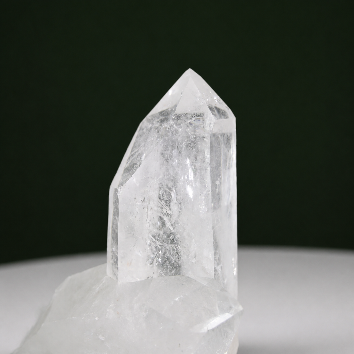 Crossed-Point Lemurian Quartz Cluster