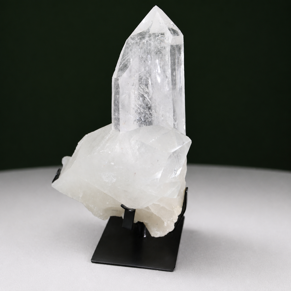 Crossed-Point Lemurian Quartz Cluster