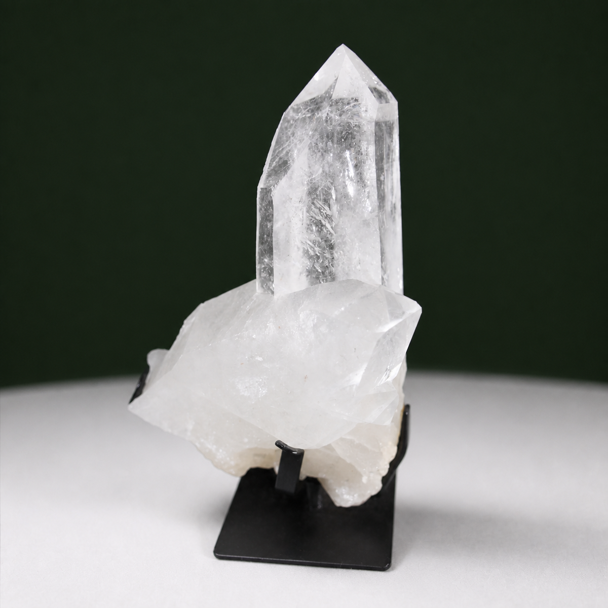 Crossed-Point Lemurian Quartz Cluster