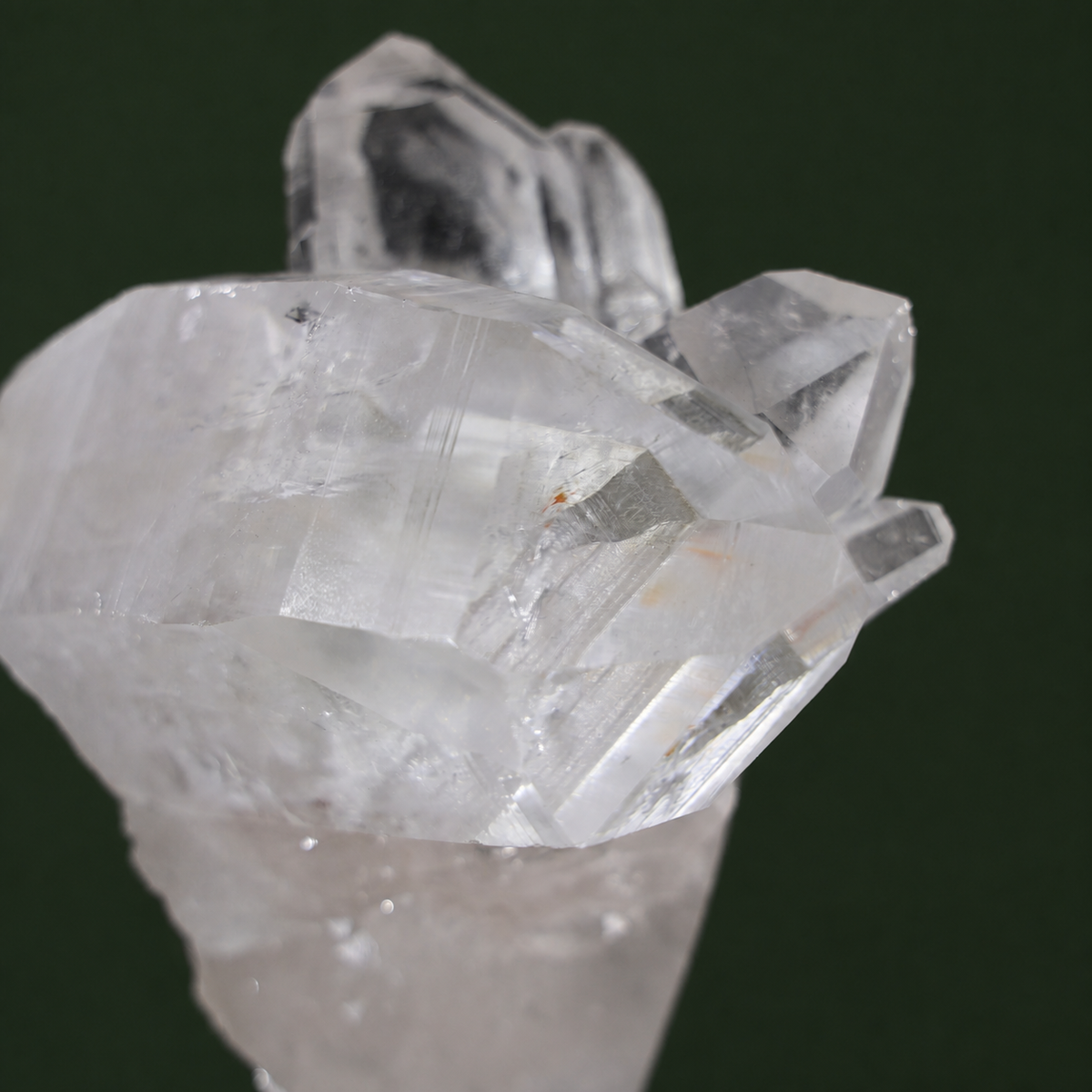 Large Striated Lemurian Quartz Cluster on Matrix