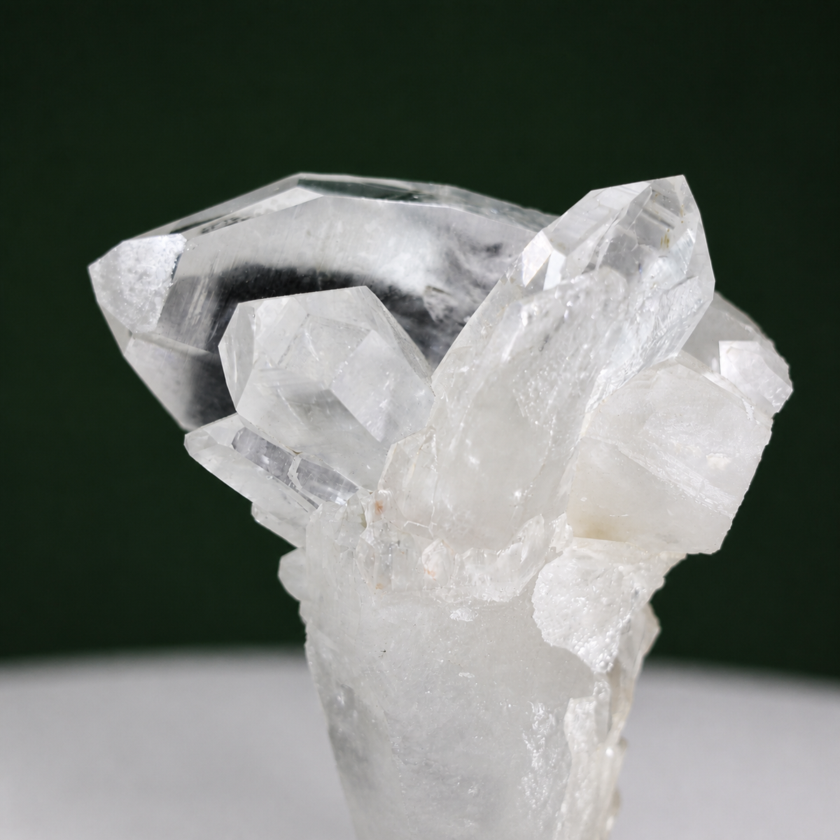 Large Striated Lemurian Quartz Cluster on Matrix