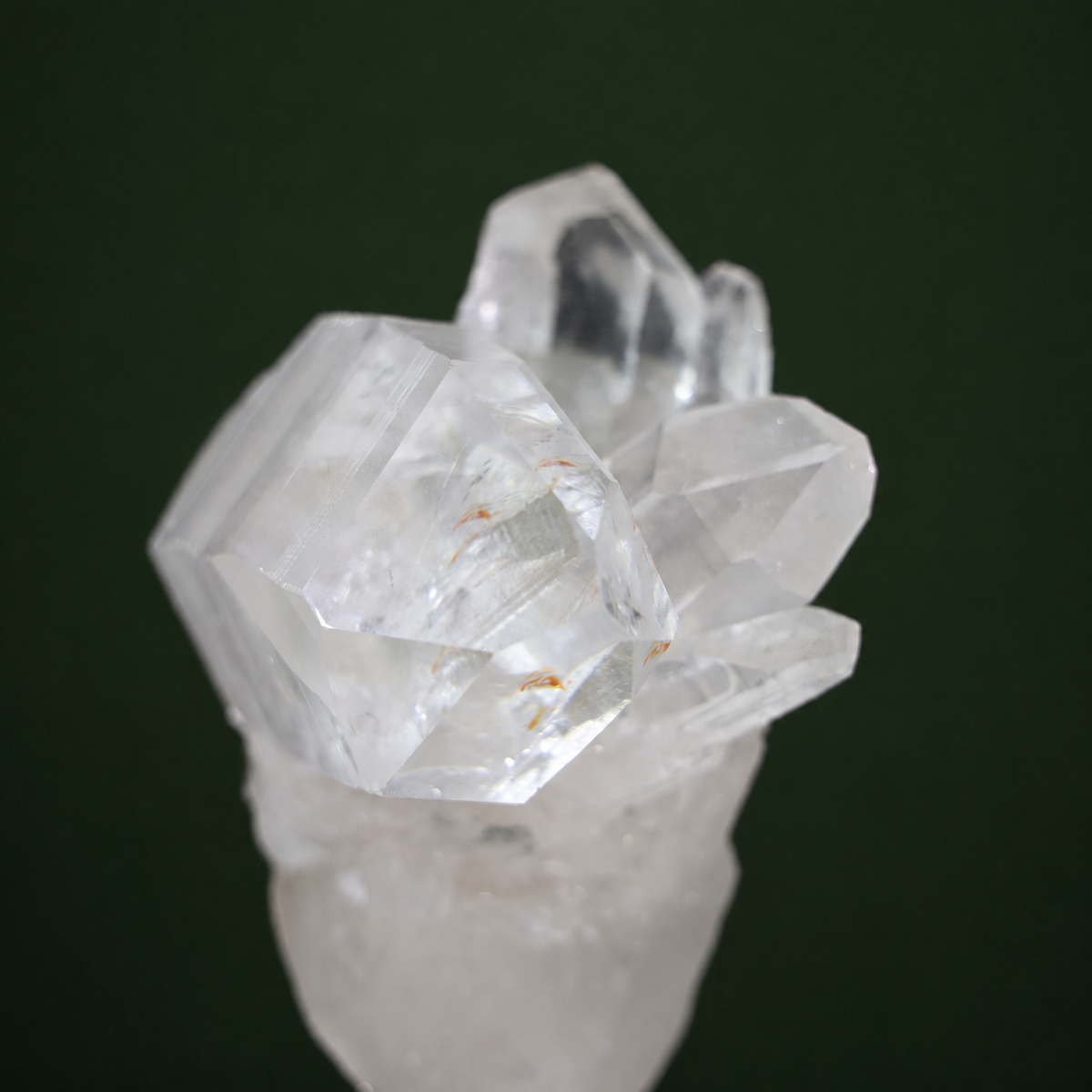 Large Striated Lemurian Quartz Cluster on Matrix