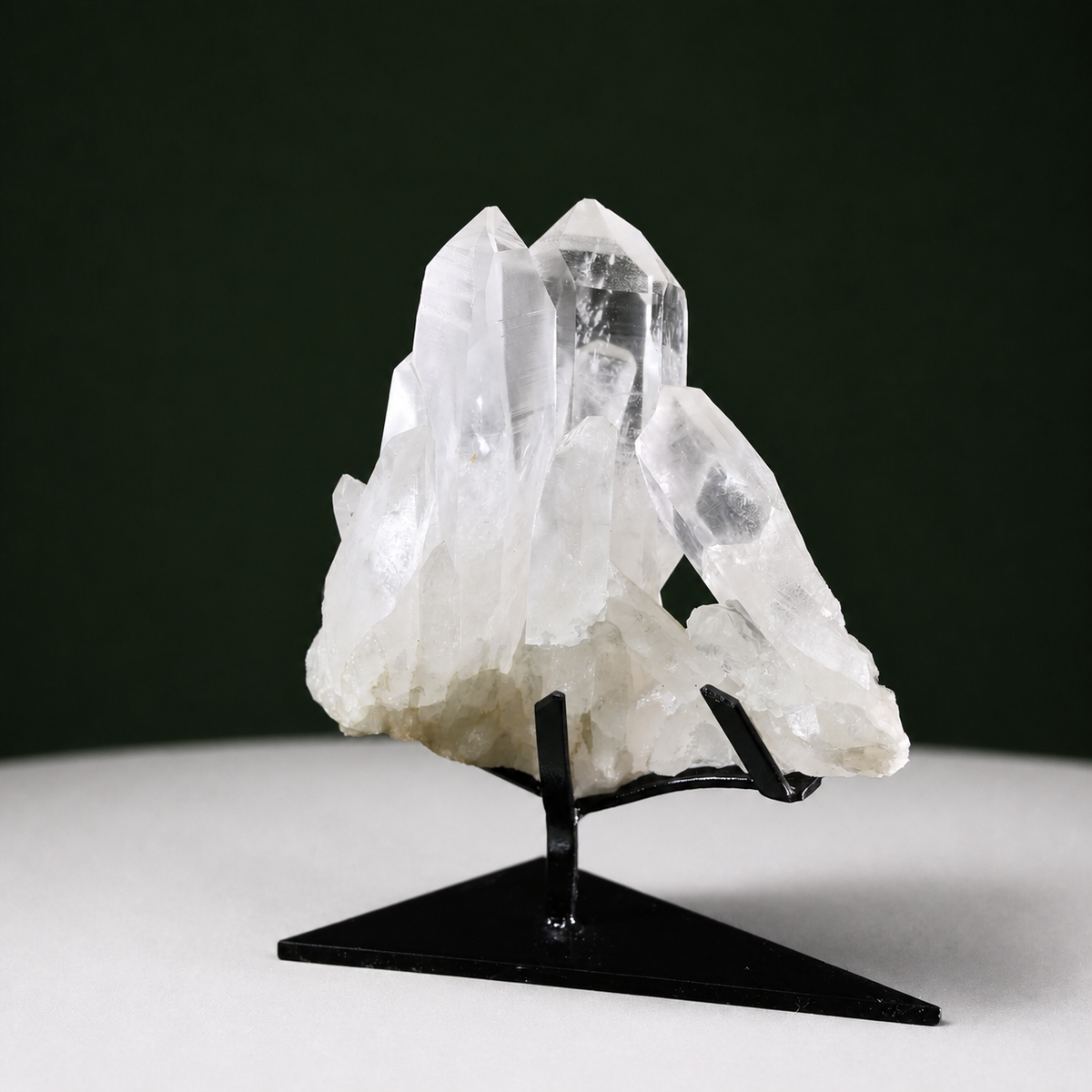 Slender Harmonious Lemurian Quartz Cluster
