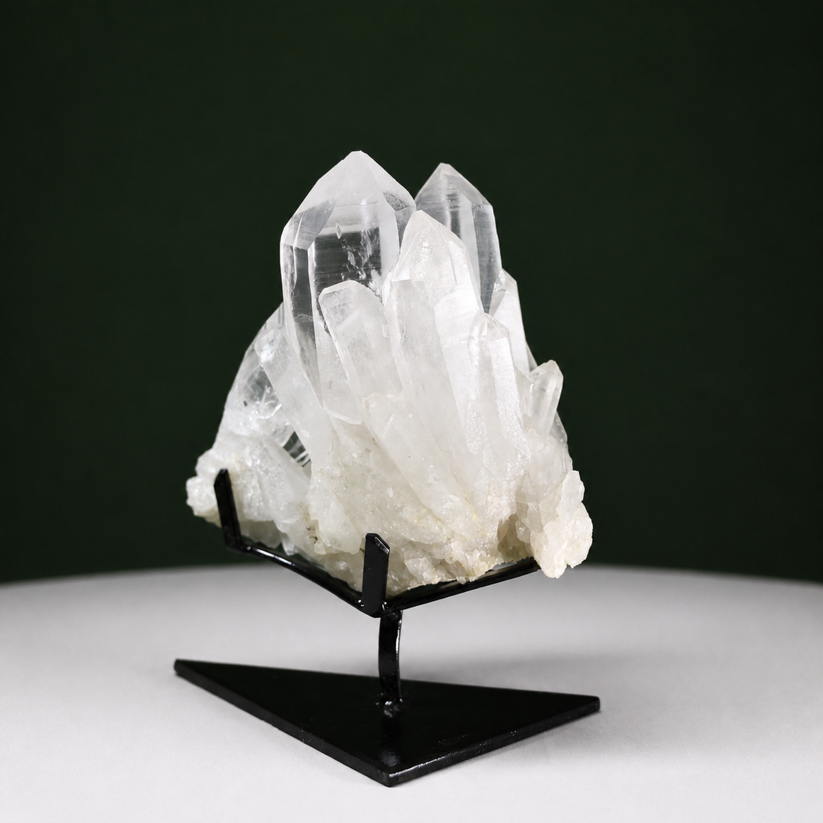 Slender Harmonious Lemurian Quartz Cluster