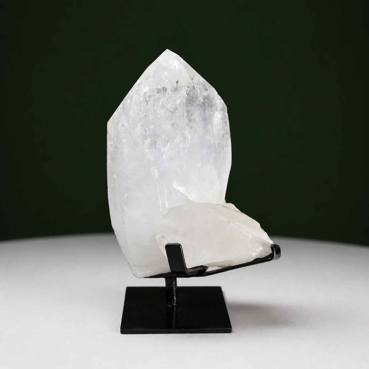Partially Polished Lemurian Quartz Point