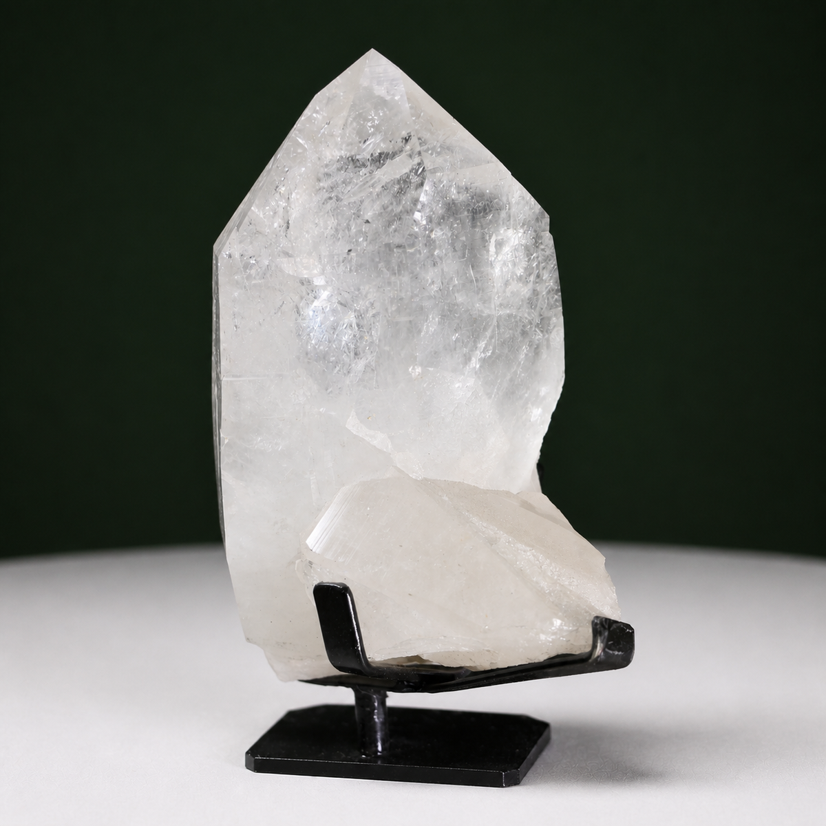 Partially Polished Lemurian Quartz Point