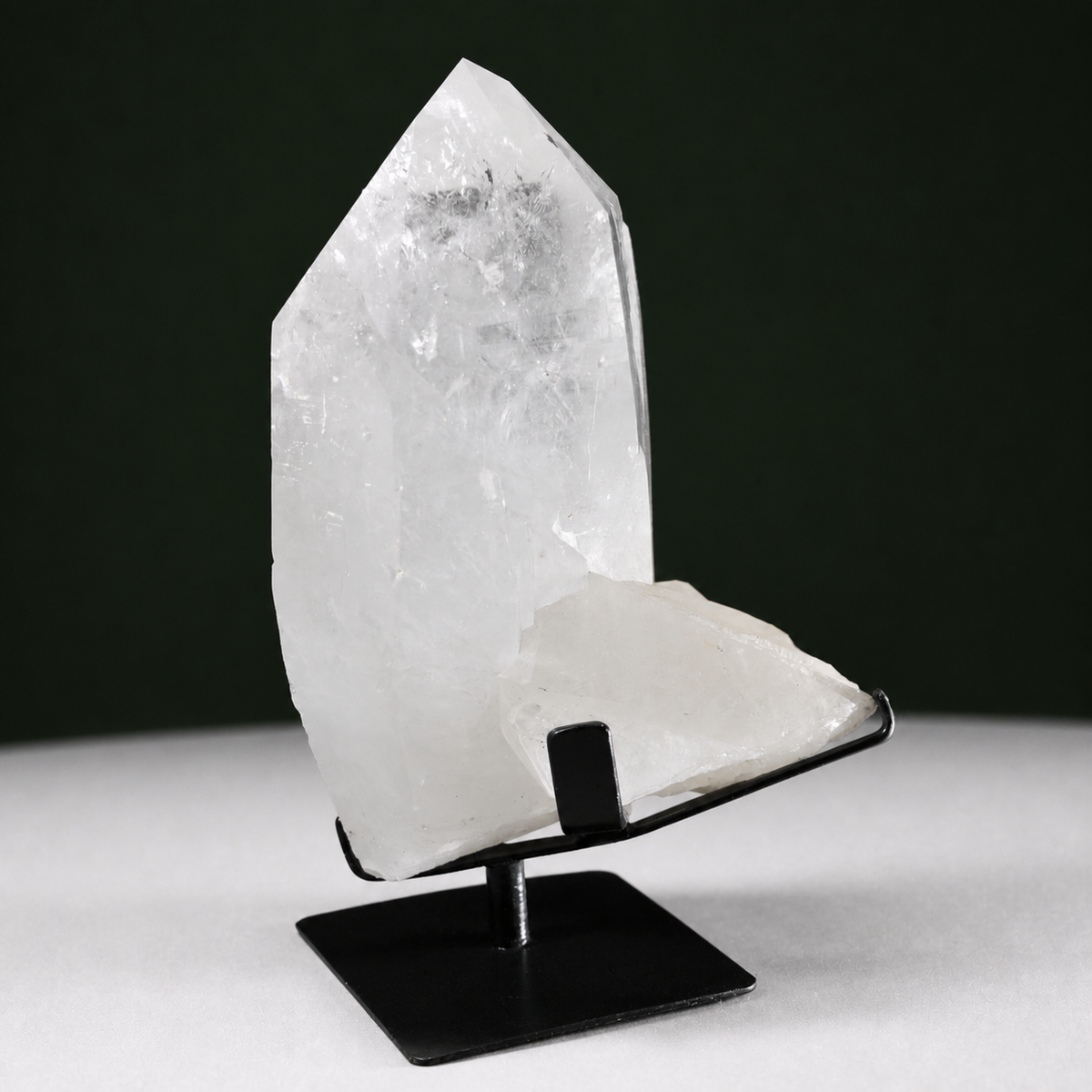 Partially Polished Lemurian Quartz Point