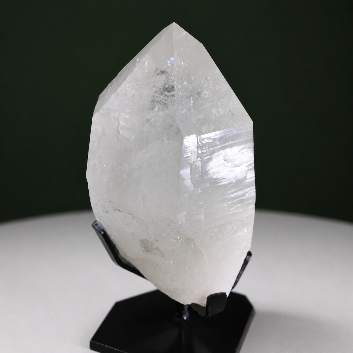Partially Polished Lemurian Quartz Point